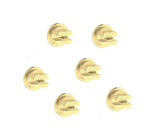 Pack of 6 - TeeJet Brass Flat Fan Spray Tips 80° Rated 0.40 GPM @ 40 PSI TP8004