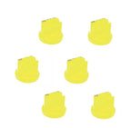 Pack of 6 - TeeJet Drift Guard Flat Spray Tips Yellow 110° Polymer Visiflo