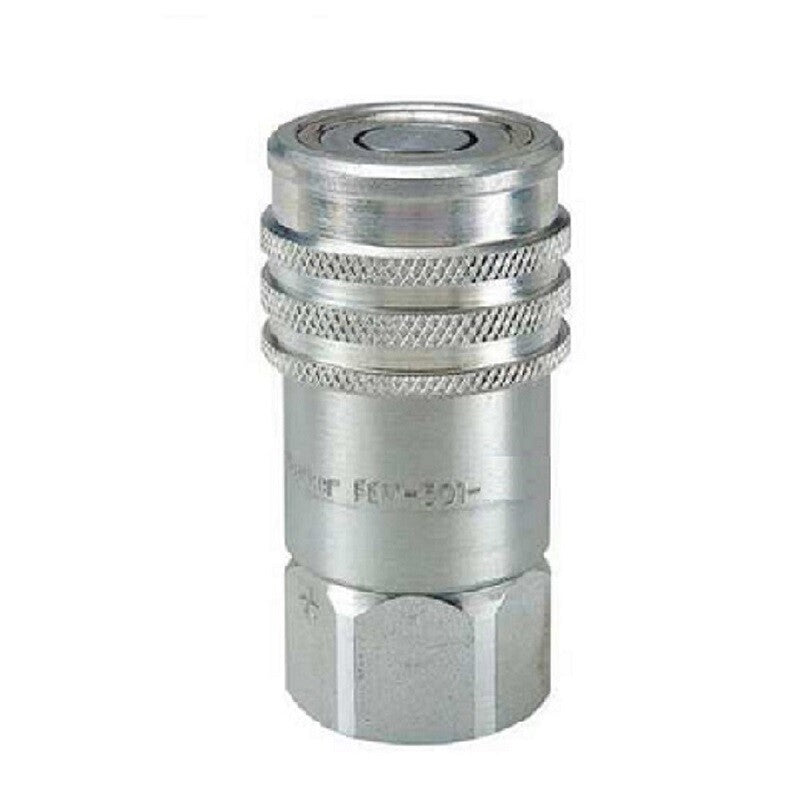 Parker Flush Face Quick Coupler Body w/7/8-14" ORB Female Thread 0.5" Steel Body
