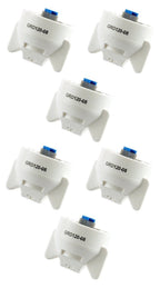 Pack of 6 - Hypro Guardian White Polymer Spray Tip 120° Rated @ 0.80 GPM 40 PSI