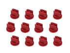 Pack of 12 - TeeJet Flat Spray Tips Red 110° Polymer Visiflo TP11004VP