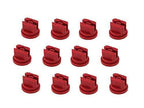 Pack of 12 - TeeJet Flat Spray Tips Red 110° Polymer Visiflo TP11004VP