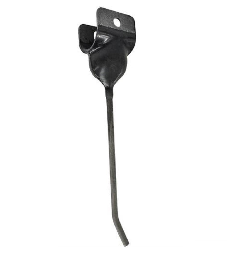 Rubber Mount Rake Tooth 7" Tine x 1.625" Yoke Opening x 3/8" Holes RMT7