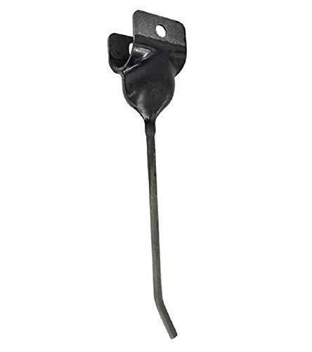 Rubber Mount Rake Tooth 7" Tine x 1.625" Yoke Opening x 3/8" Holes RMT7