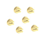 Pack of 6 - TeeJet Brass Even Flat Spray Tip 80° Rated 0.80 GPM @ 40 PSI TP8008E