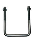 Zinc Plated Square U-Bolt 5/8" Thick x 7" ID x 8-1/2" Long w/ Zinc Plated Nuts