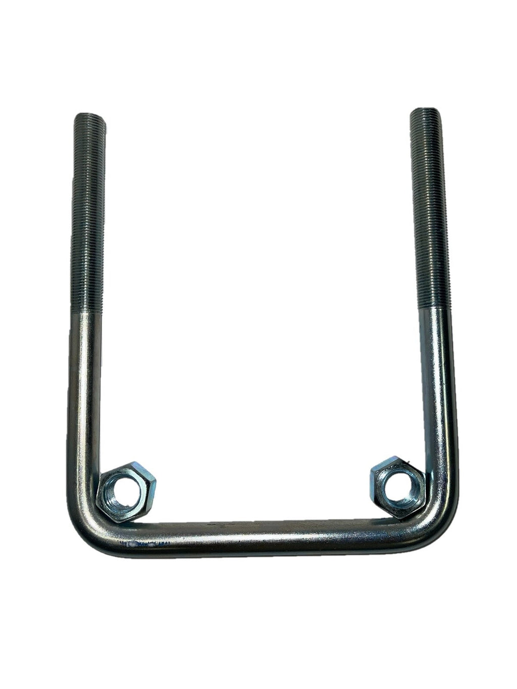 Zinc Plated Square U-Bolt 5/8" Thick x 7" ID x 8-1/2" Long w/ Zinc Plated Nuts