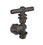 Diaphragm Check Valve Quick Nozzle Body Elbow Double Hose Barb For 3/4" ID Hose