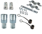Parker Hydraulic Break-Away Clamp Kit 1/2" NPT w/ One-Hand Connect/Disconnect