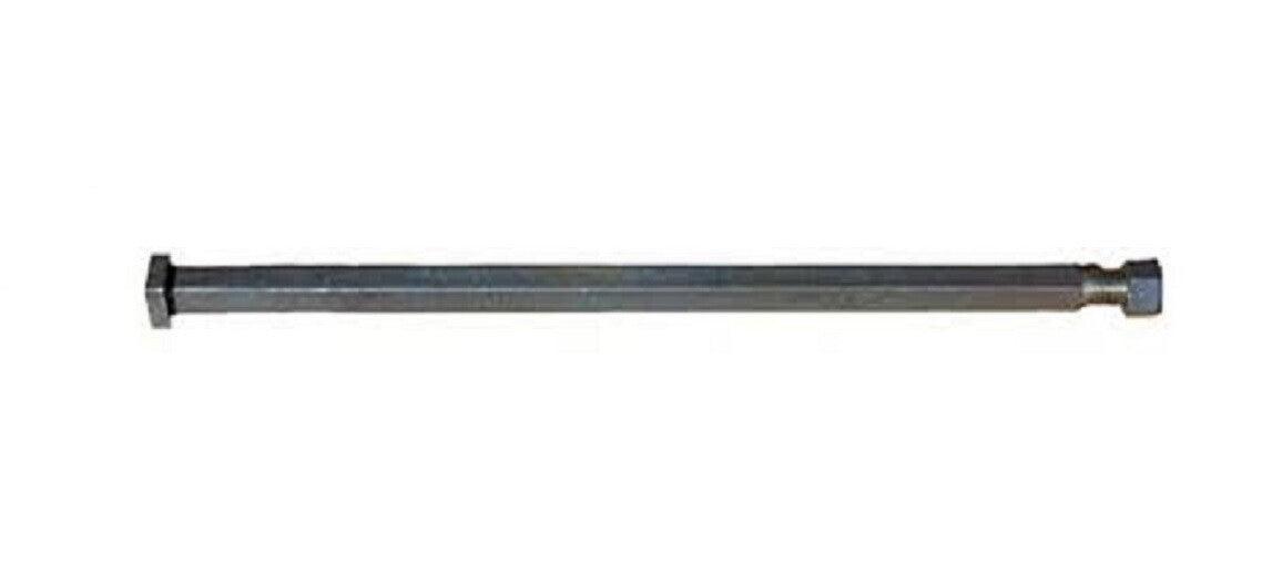 1-1/8" Square x 12" Long Gang Bolt Disc Axle w/ Square Head 15143