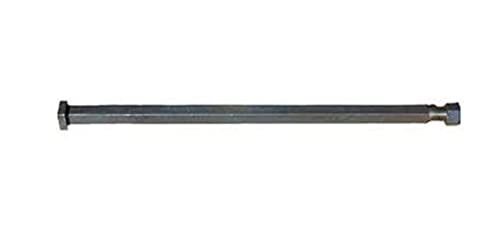 1-1/8" Square x 12" Long Gang Bolt Disc Axle w/ Square Head 15143