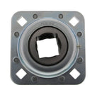 2 of Disc Harrow Bearing 1-1/2" Square Bore 4 - 0.531" x 0.59" Holes & 5.5" OAL