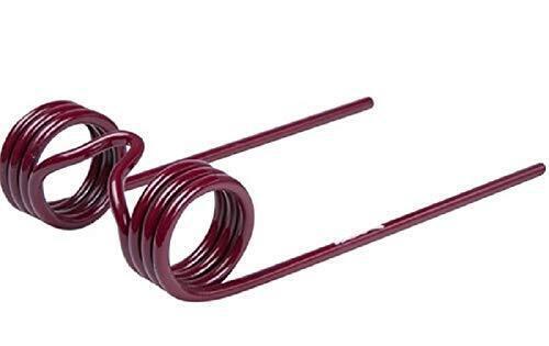 10 of Hay Rake Teeth 6" Double Tine x 3.5" Tine Gap x 1.875" Coil 611181
