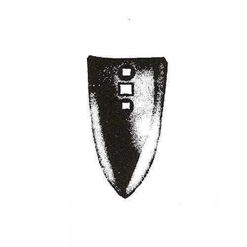 Corn Shovel Sweep 5" x 8" x 1/4" Thickness w/ 2 - 7/16" Bolt Holes x 2" Spacing