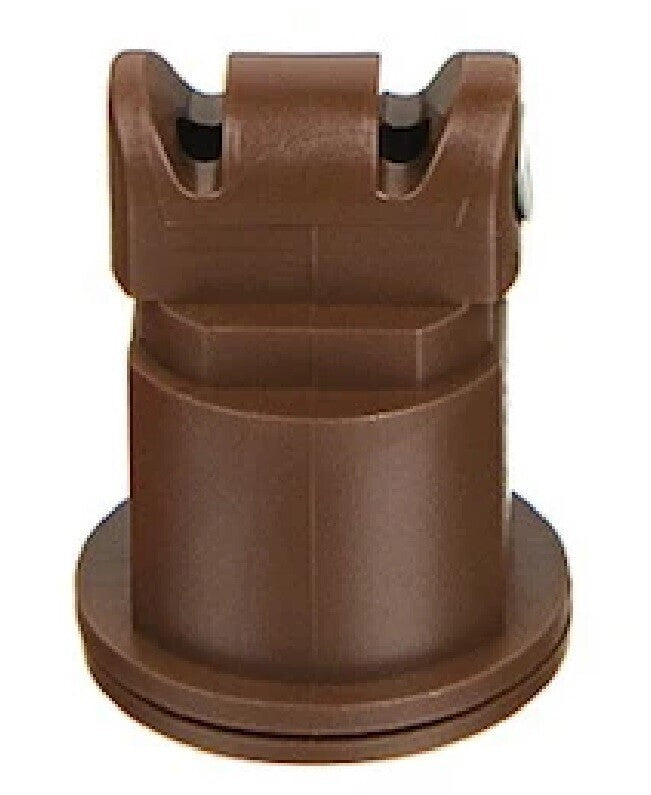 TeeJet AI Turbo TwinJet Brown Flat Spray Tip Rated 0.5 GPM @ 40 PSI