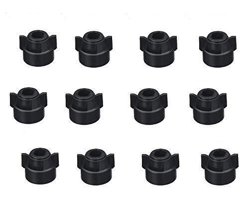 Pack of 12 - Quick TeeJet Black Nylon Cap For TK-V & TF-V Style Spray Tips