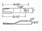 2 of Rotary Cutter Blade 24.75" x 4" x 0.5" w/ 1.375" Hole 652011RF