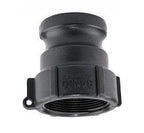 1-1/2" Banjo Poly Male Adapter - 1-1/2" Female NPT USA MADE 150A
