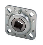 Disc Harrow Bearing 1-1/8" Square Bore 4 - 0.531" x 0.687" Bolt Holes & 5" OAL