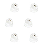 Pack of 6 - TeeJet Even Flat Spray Tip 80° Polymer w/SS Insert 0.80 GPM @ 40 PSI