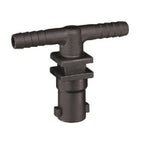 Quick Nozzle Body Elbow Double Hose Barb For 3/8" ID Hose 125 Max PSI