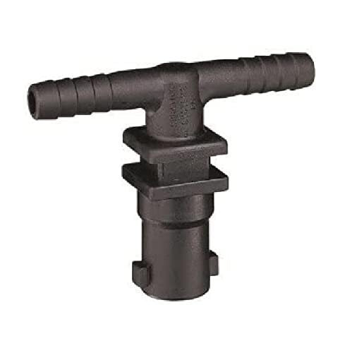 Quick Nozzle Body Elbow Double Hose Barb For 3/8" ID Hose 125 Max PSI
