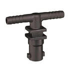 Quick Nozzle Body Elbow Double Hose Barb For 3/8" ID Hose 125 Max PSI