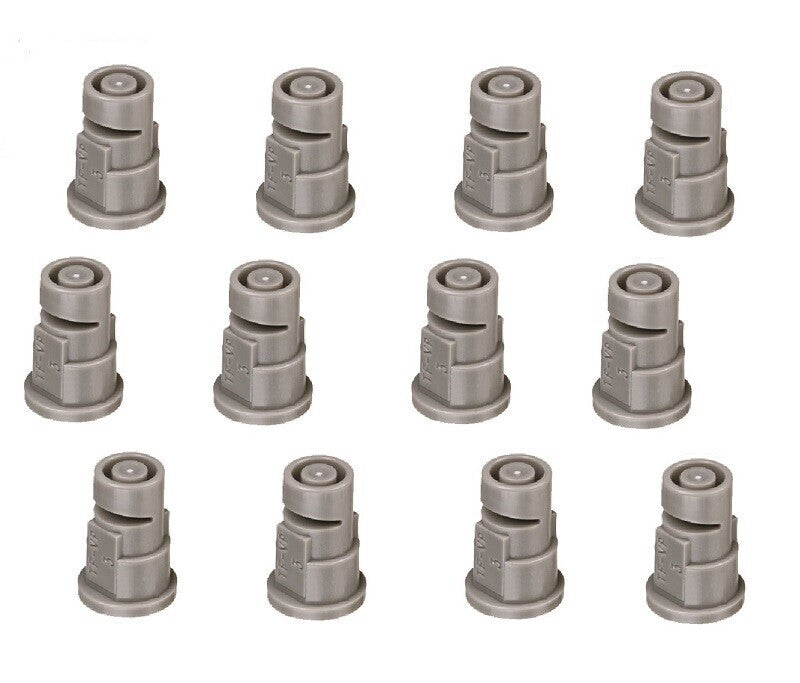 Pack of 12 - TeeJet Polymer Wide Angle Spray Tips Rated 0.6 GPM @ 40 PSI TF-VP3