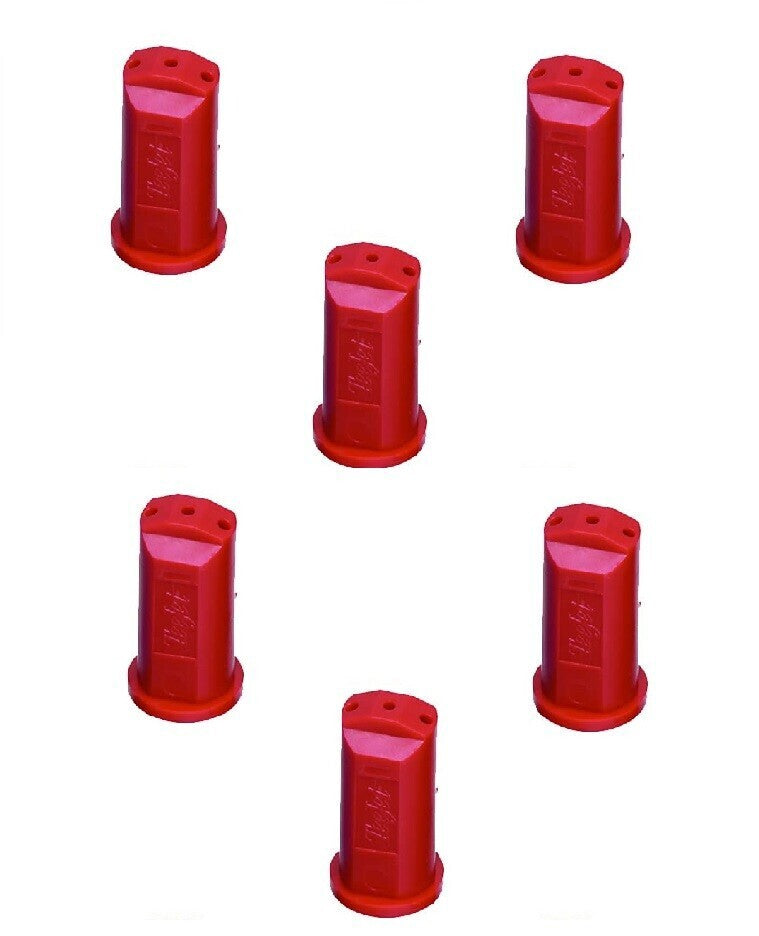 Pack of 6 - TeeJet Stream-Jet SJ-3 3-Stream Outlet Spray Tip 0.40 GPM @ 40 PSI
