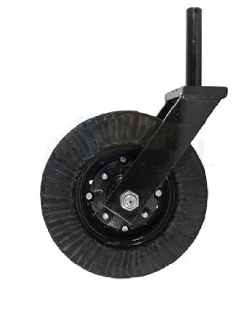 Tail Wheel Assembly Fits 1.5" Shank x 15-3/8" Tire OD x 4.25 Usable Shaft Length