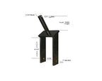 Tail Wheel Assembly Fits 1.5" Shank x 15-3/8" Tire OD x 4.25 Usable Shaft Length