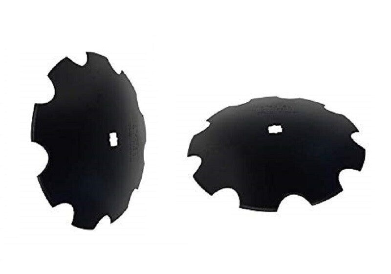 2 of 18" Notched Disc Harrow Blades 7/8" x 1" Square 11 Gauge 3 MM N1811781