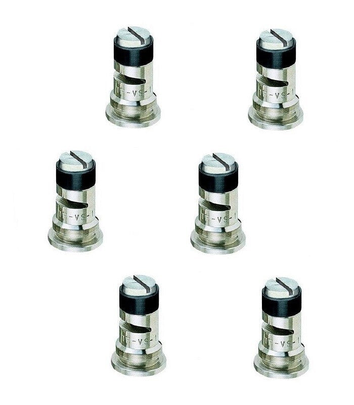 Pack of 6 - TeeJet Stainless Steel Wide Angle Spray Tips Rated 2.0 GPM @ 40 PSI