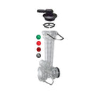 Wilger Add On Flow Indicator w/ 3/8" 90° Outlets & 3/4" Straight Inlet 20460 3/8