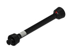 39" Complete PTO Driveline 1-3/8" 6 Spline Spring Lok x 1" Round w/1/2" Pin Hole