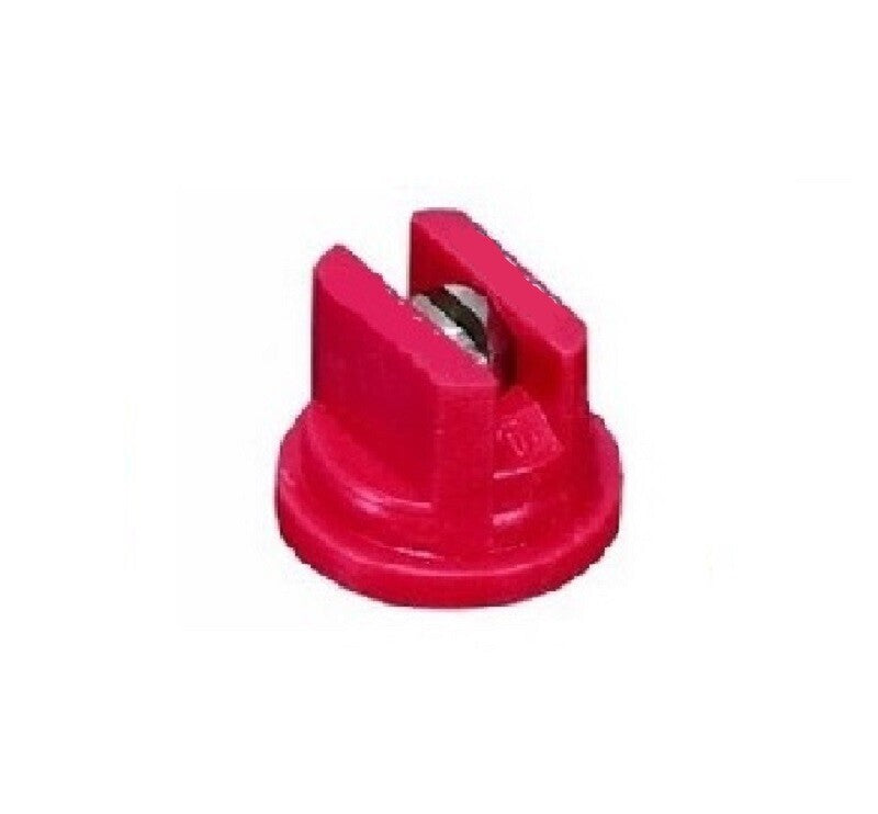 TeeJet Flat Spray Tip Red 110° Polymer w/ SS Insert Visiflo TP11004VS