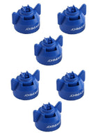 6 of Hypro Ultra-Lo Drift Blue Polymer Spray Tips 120° Rated @ 0.30 GPM 40 PSI
