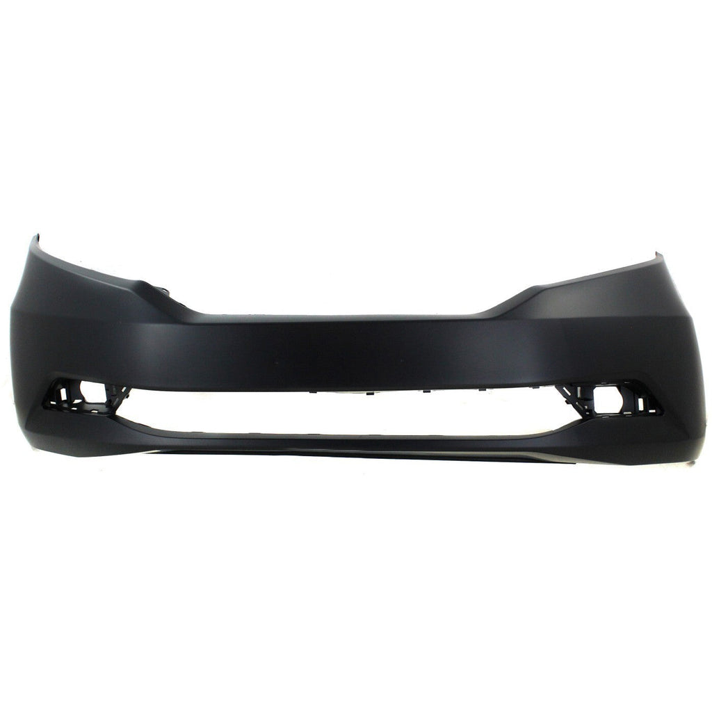 Front Bumper Cover For 2011-2016 Honda Odyssey w/ fog lamp holes Primed