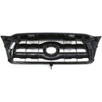Front Bumper Cover Kit For 2005-2010 Toyota Tacoma Textured With Grille Assembly