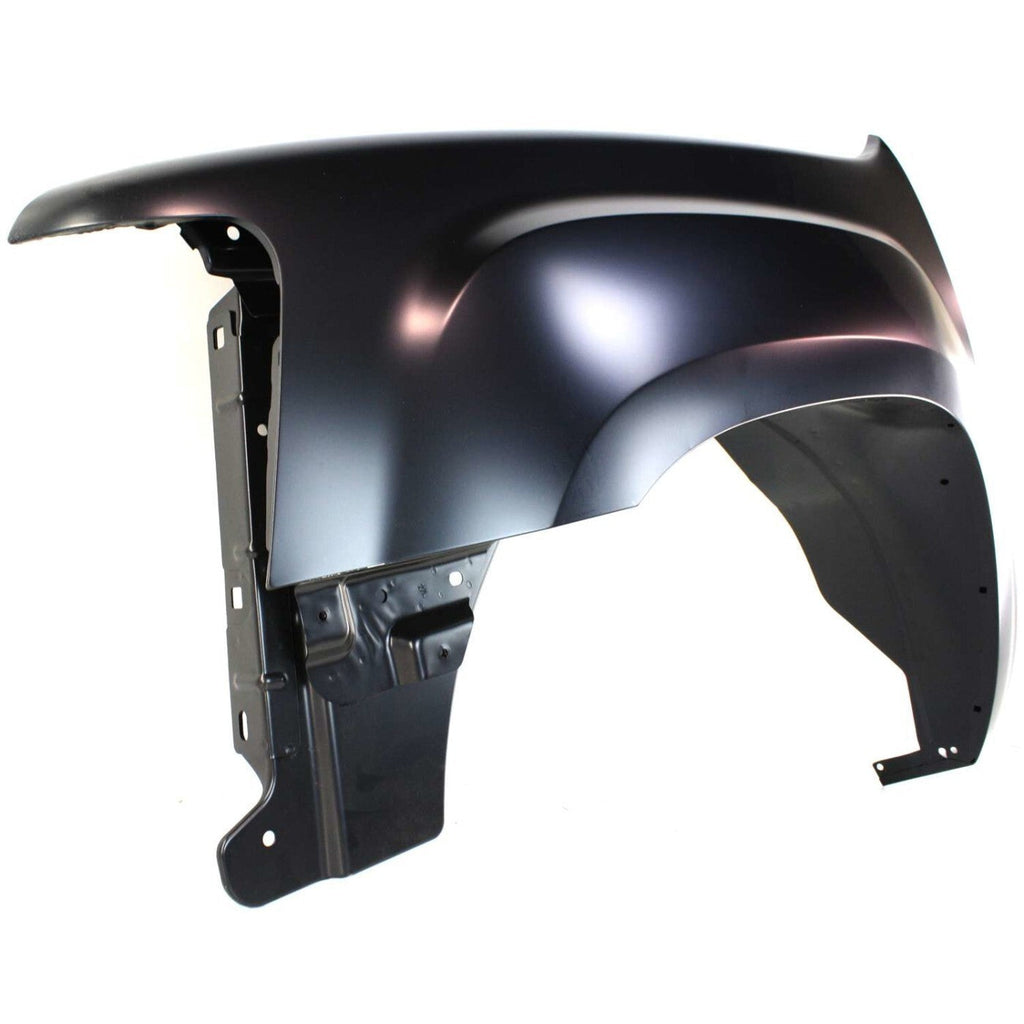 Fender For 2007-2013 GMC Sierra 1500 Set of 2 Front Left & Right Primed Steel