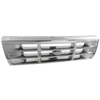 Grille For 1992-1996 Ford F-150 92-97 Ford F-350 Chrome Shell and Gray Insert