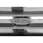 Grille For 1992-1996 Ford F-150 92-97 Ford F-350 Chrome Shell and Gray Insert