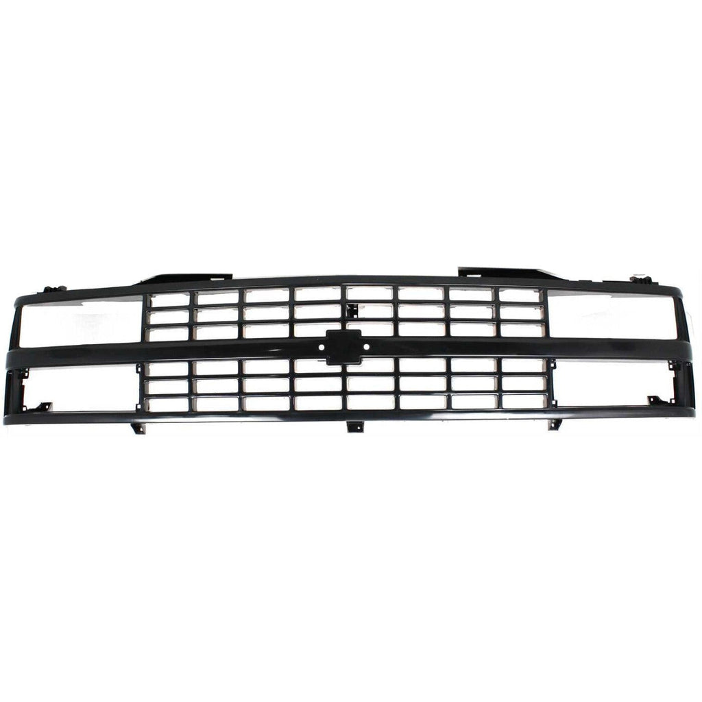 Grille Assembly Black For 1988-93 Chevrolet C1500 K1500 C2500 K2500 C3500 K3500
