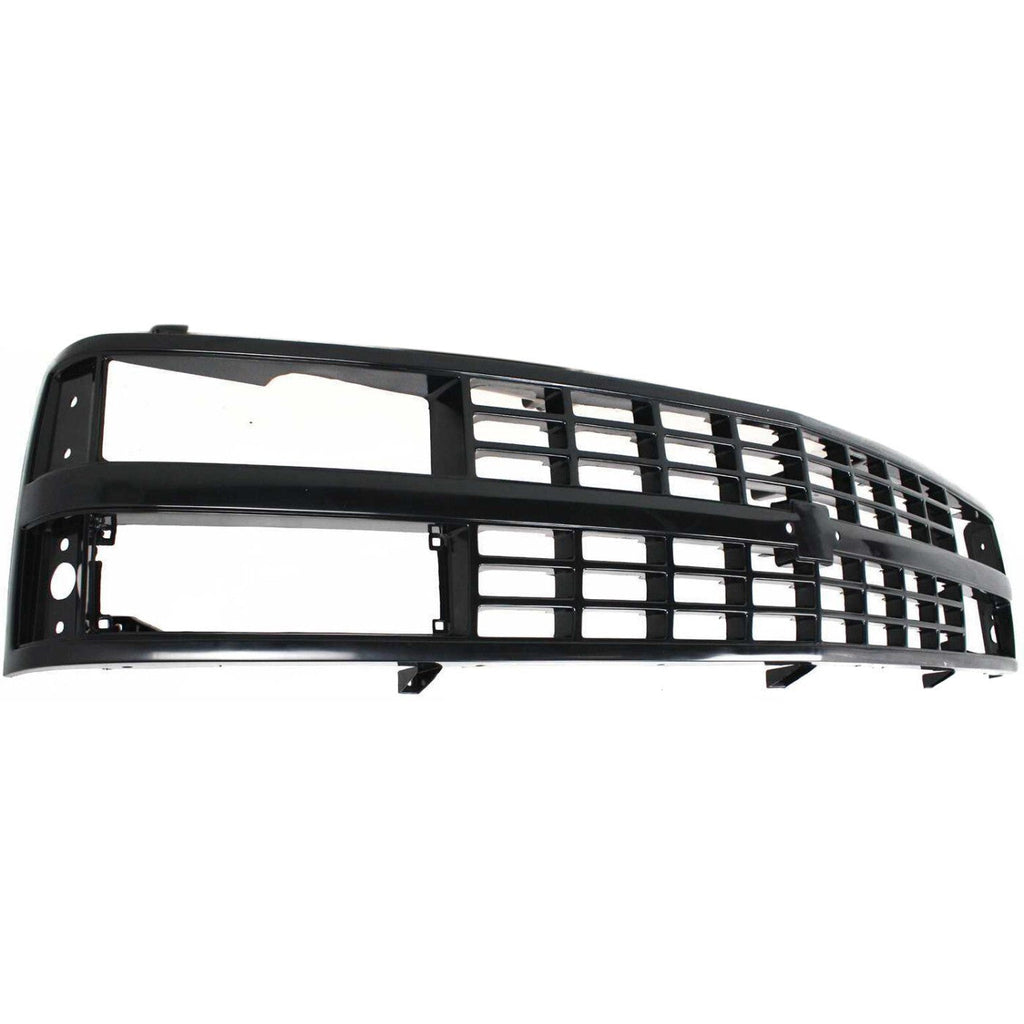 Grille Assembly Black For 1988-93 Chevrolet C1500 K1500 C2500 K2500 C3500 K3500