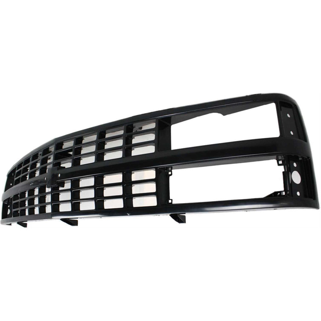 Grille Assembly Black For 1988-93 Chevrolet C1500 K1500 C2500 K2500 C3500 K3500