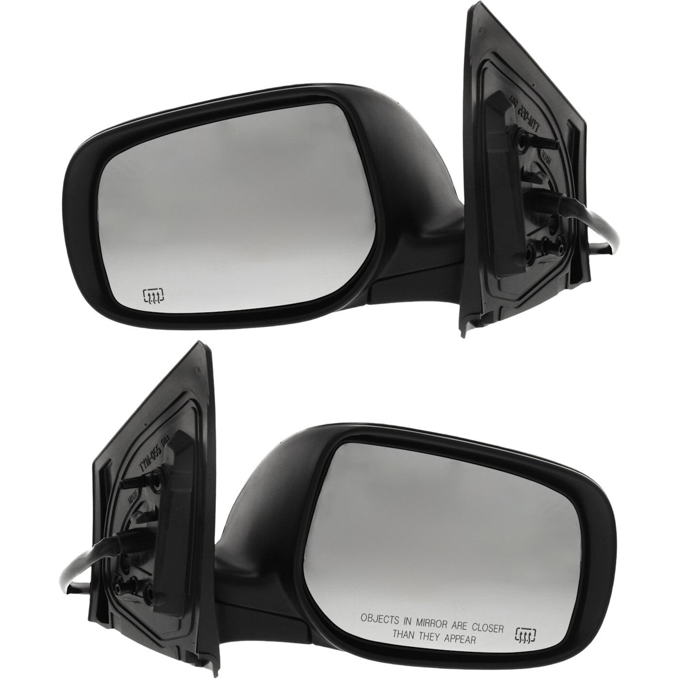 New Set of 2 Mirrors Driver & Passenger Side Heated TO1321247, TO1320247 Pair