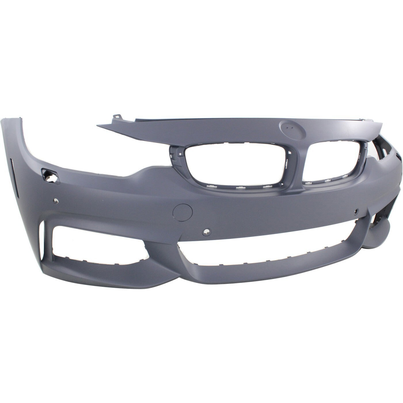 Front Bumper Cover For 14-16 BMW 428i 435i 17-20 430i Primed with Fog Lamp Holes