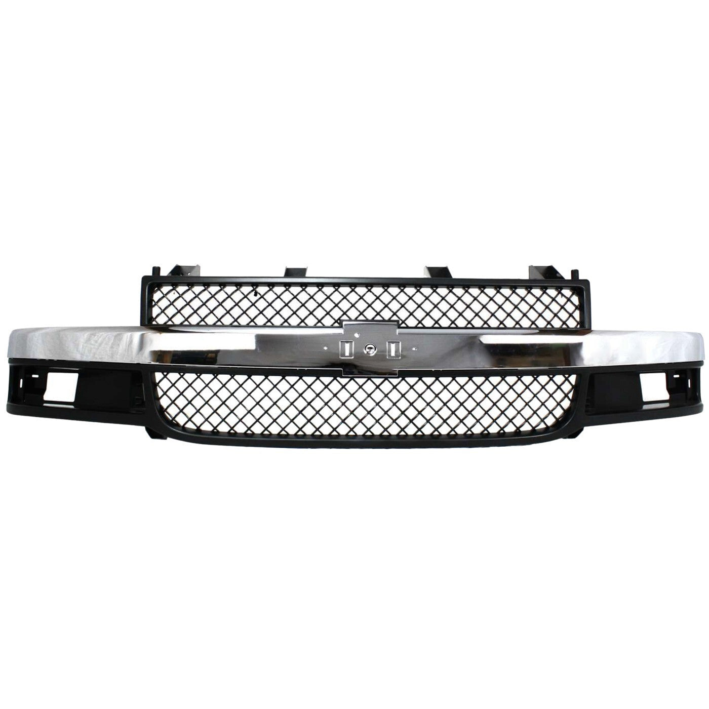 Grille Assembly For 03-23 Chevrolet Express 3500 2500 03-14 GMC Savana 1500 Gray