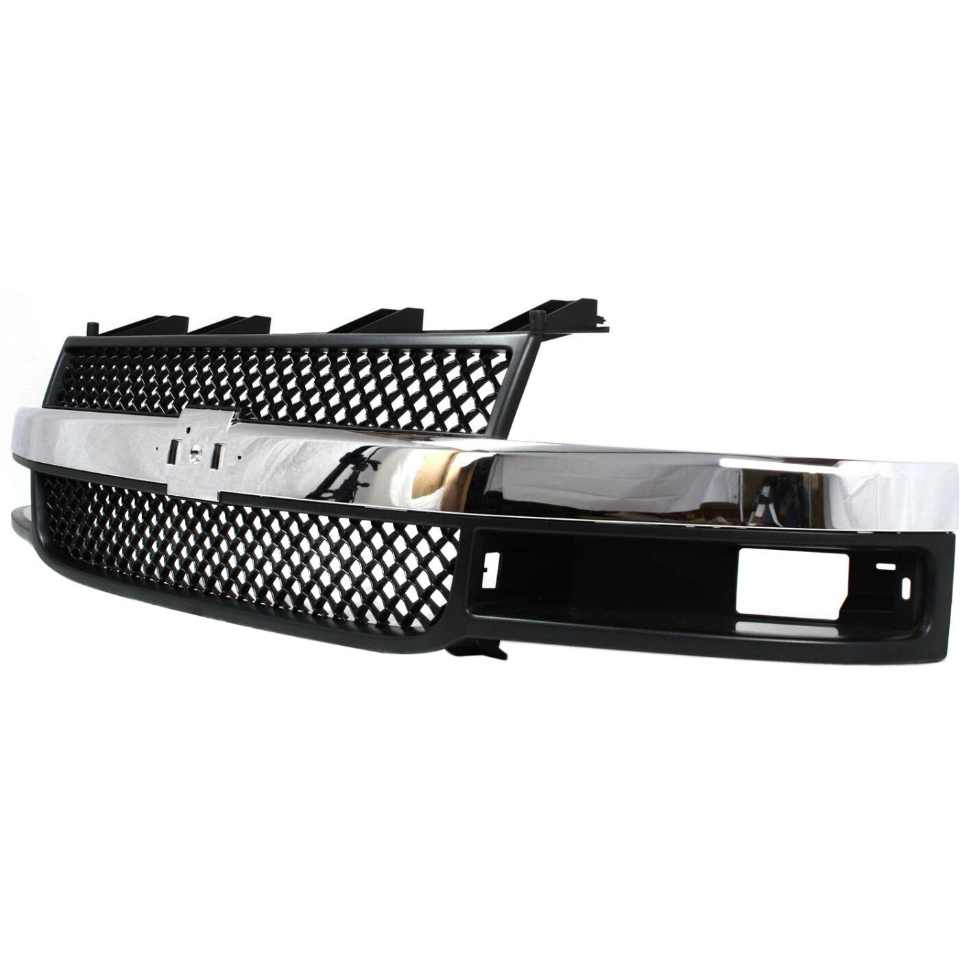 Grille Assembly For 03-23 Chevrolet Express 3500 2500 03-14 GMC Savana 1500 Gray