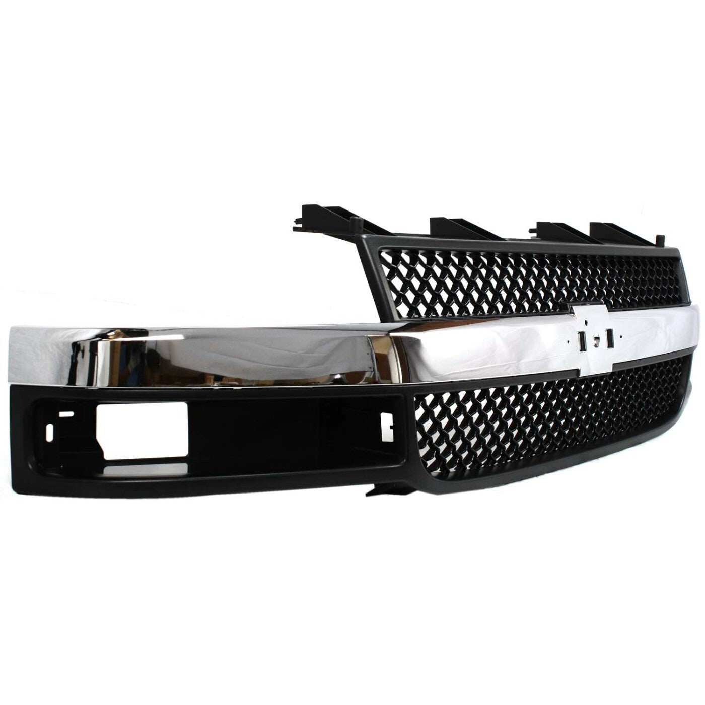 Grille Assembly For 03-23 Chevrolet Express 3500 2500 03-14 GMC Savana 1500 Gray